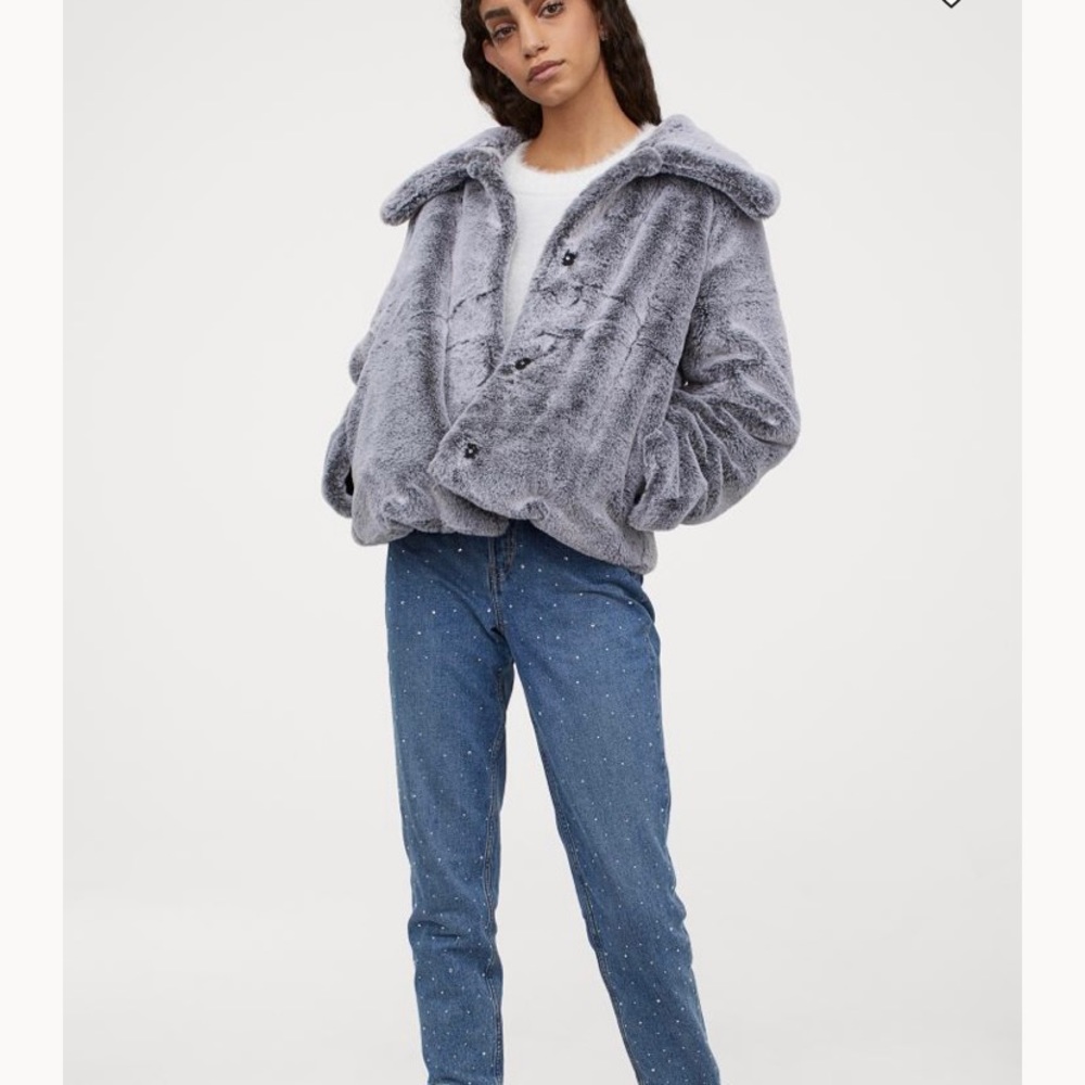 NWOT Faux Fur Coat